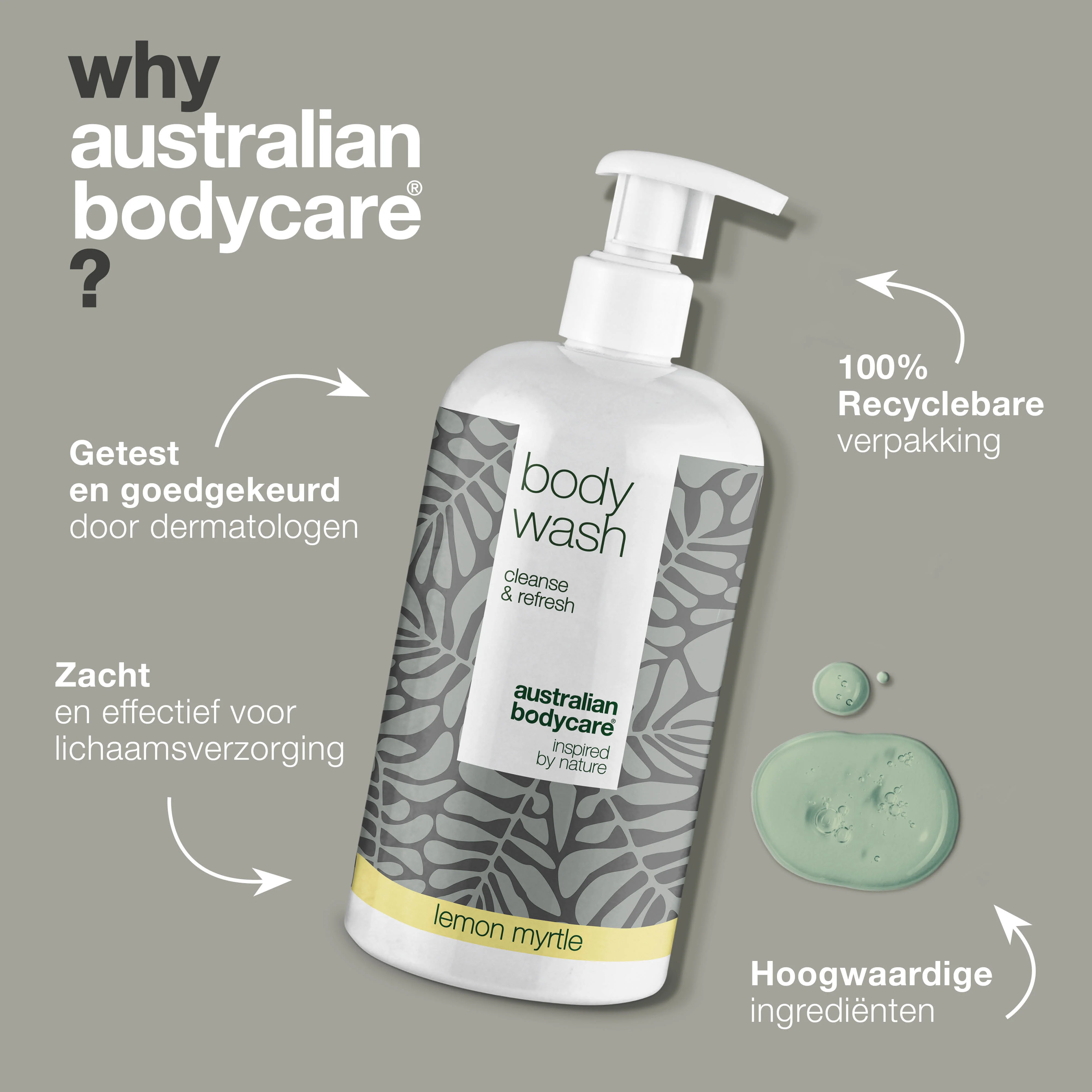 4 Tea Tree Body Wash Lemon Myrthe 500 ml voor de prijs van 3 - pakketaanbieding — Pakketaanbieding met 4 Body Wash (500 ml): Tea Tree Olie Lemon Myrthe - Image 4