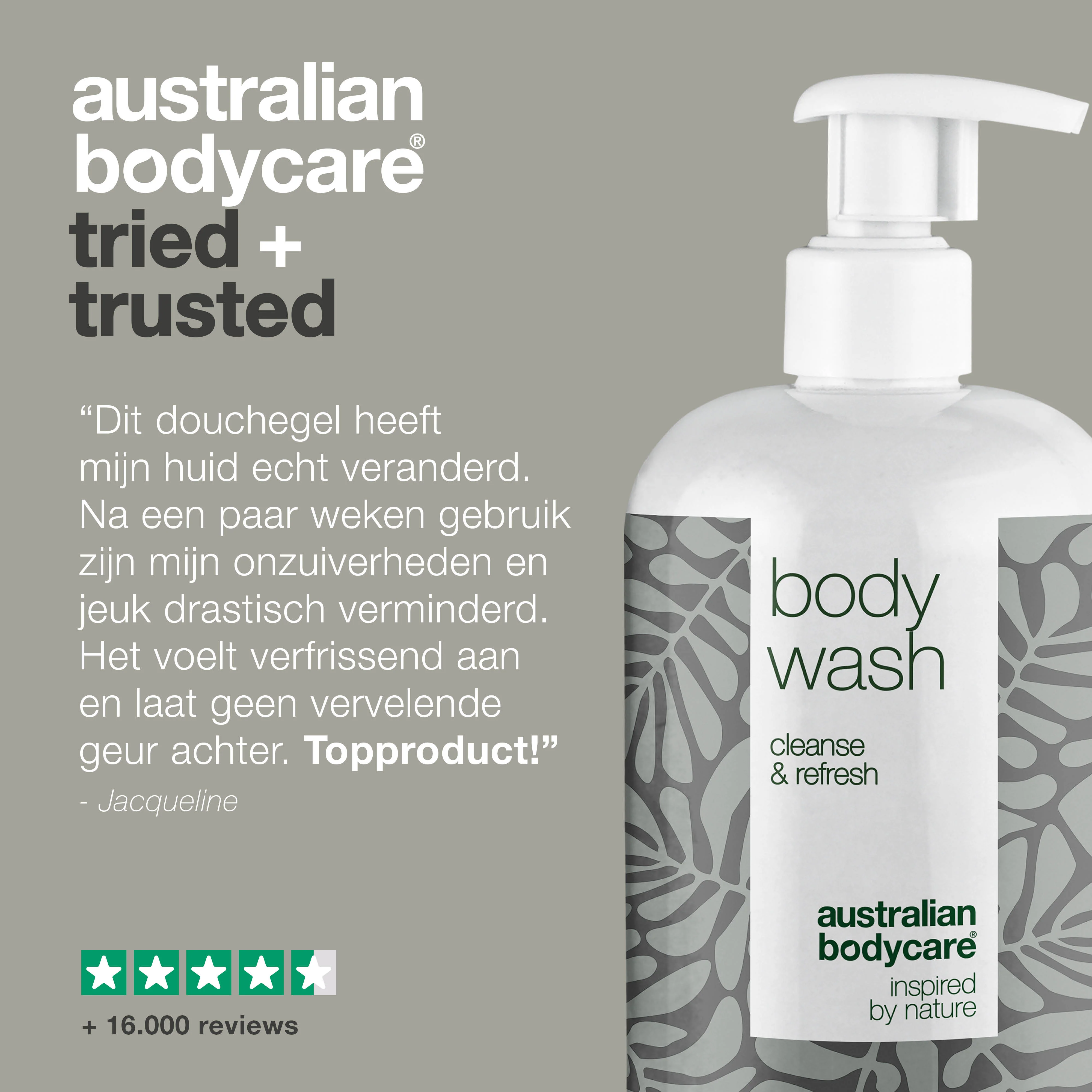 4 Tea Tree Body Wash Mint 500 ml voor de prijs van 3 - pakketaanbieding — Pakketaanbieding met 4 Body Wash (500 ml): Tea Tree Olie Mint - Image 5