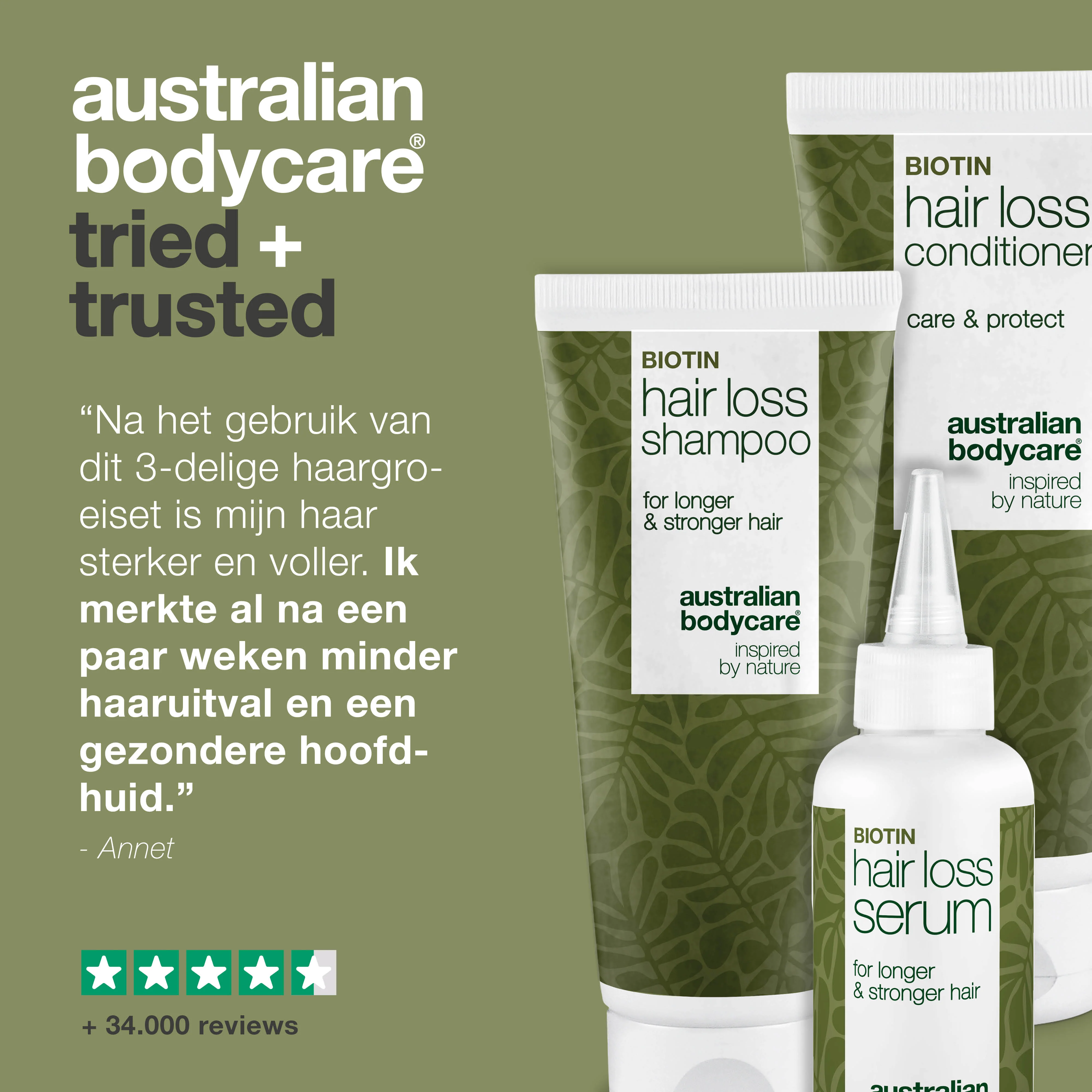 Complete Haaruitval Kit — 3 producten voor gezond, sterk en lang haar - Image 5