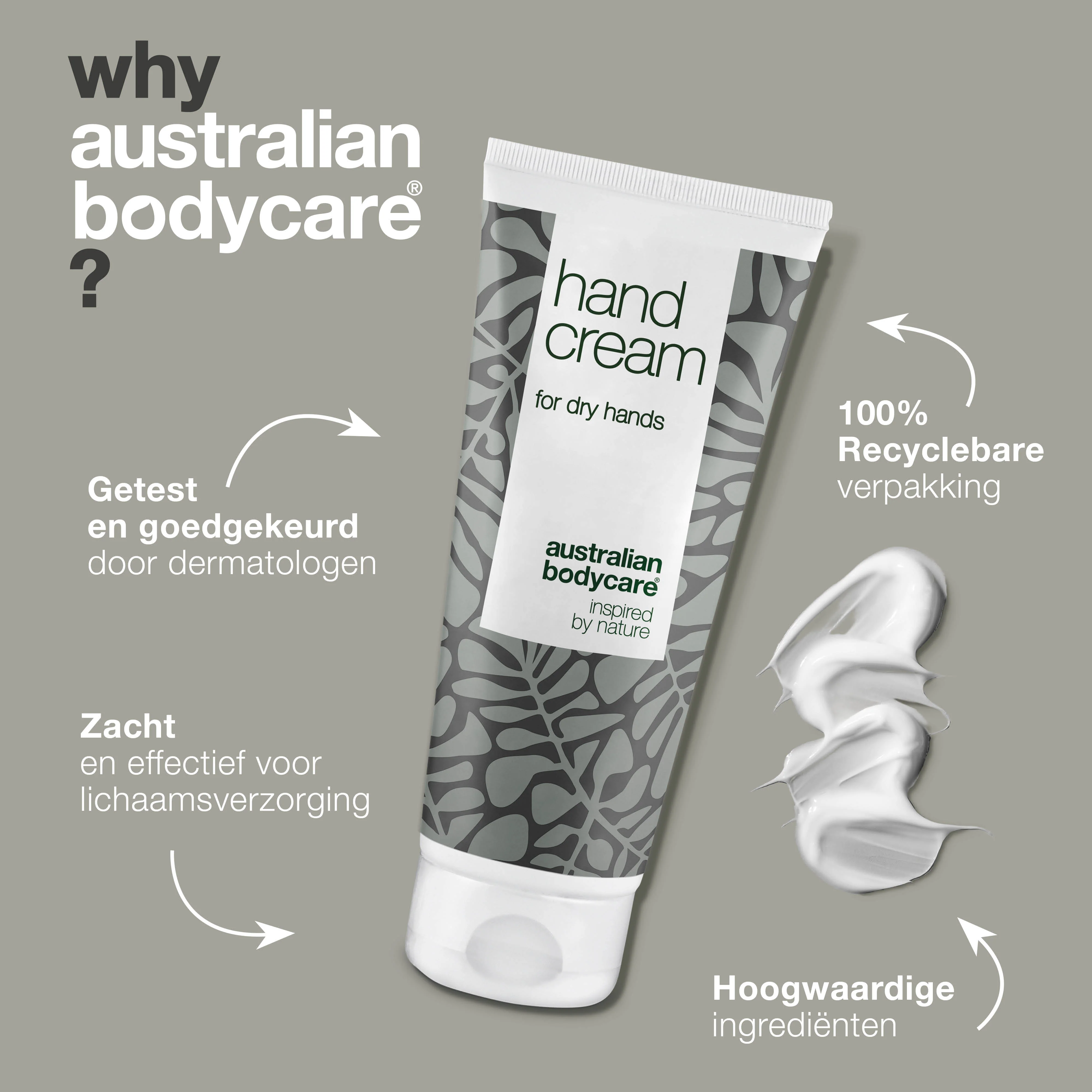 Handcrème voor droge handen met Tea Tree Olie — Voor dagelijkse verzorging van droge huid op de handen - Image 4