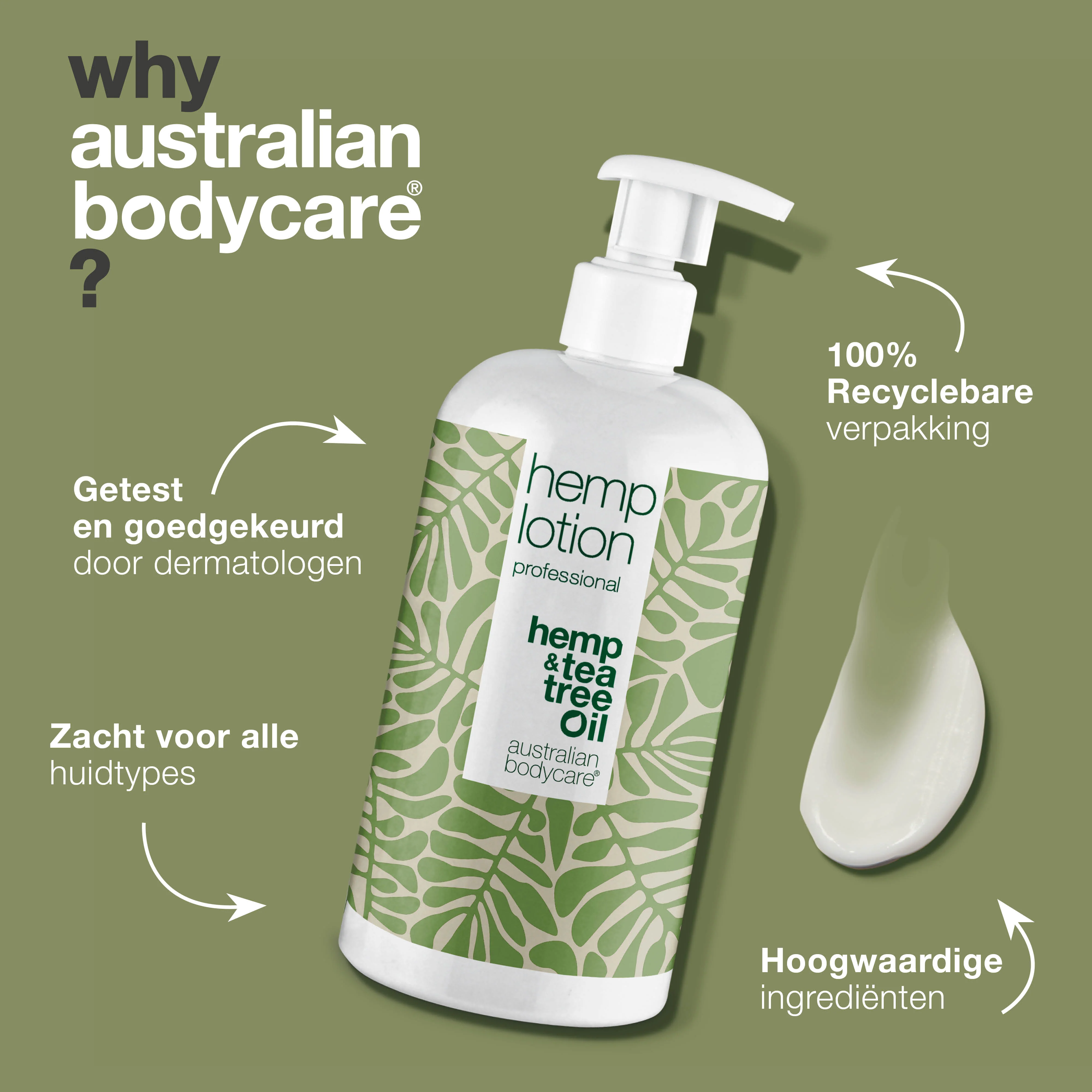 Hennep Bodylotion — Hydraterende verzorging voor droge huid en puistjes op het lichaam - Image 4
