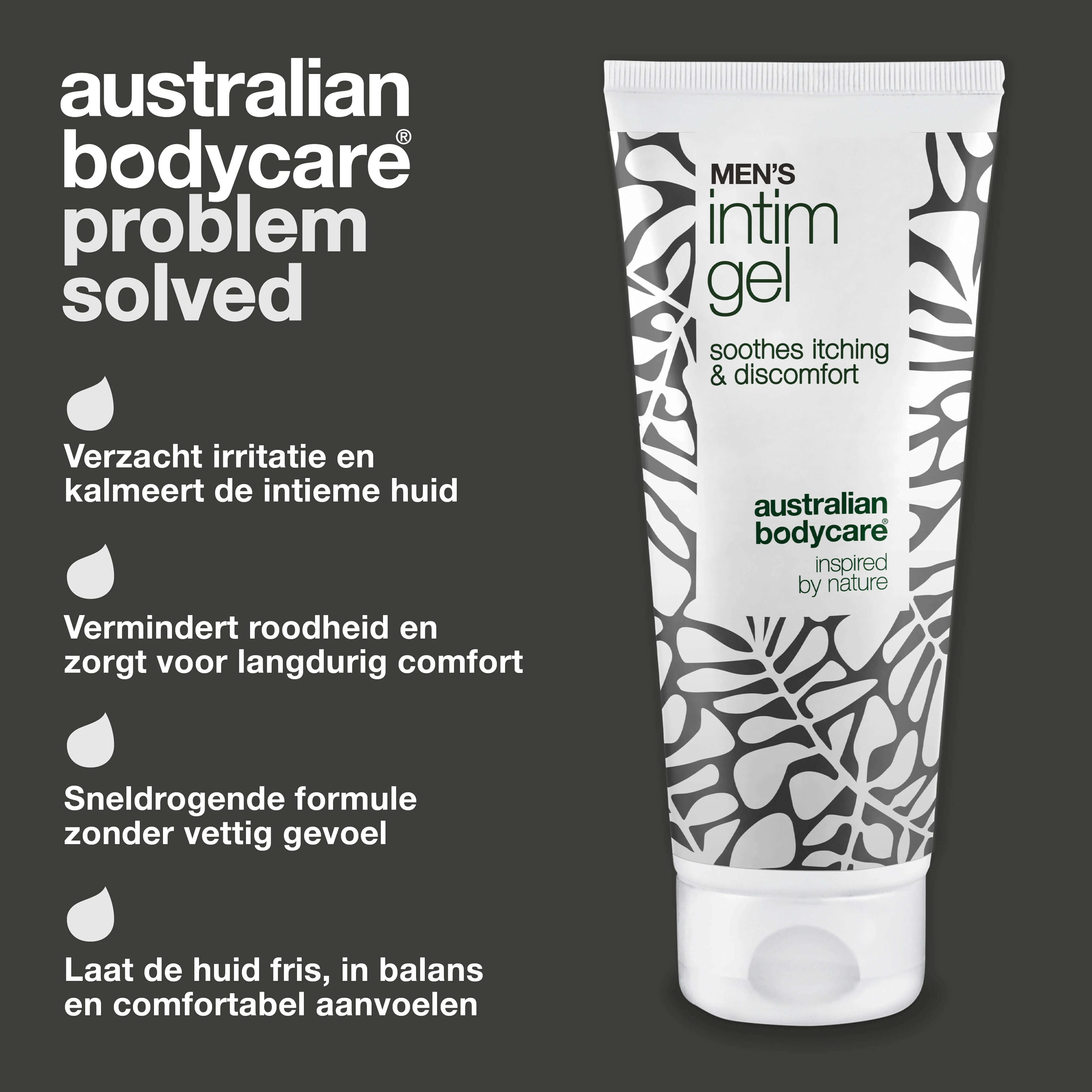Intieme gel voor mannen – Verlicht jeuk en irritatie — Zeg jeuk en ongemak vaarwel met Men’s Intimate Gel. Houdt de huid fris en in balans met een niet-vette, snel absorberende formule. - Image 3