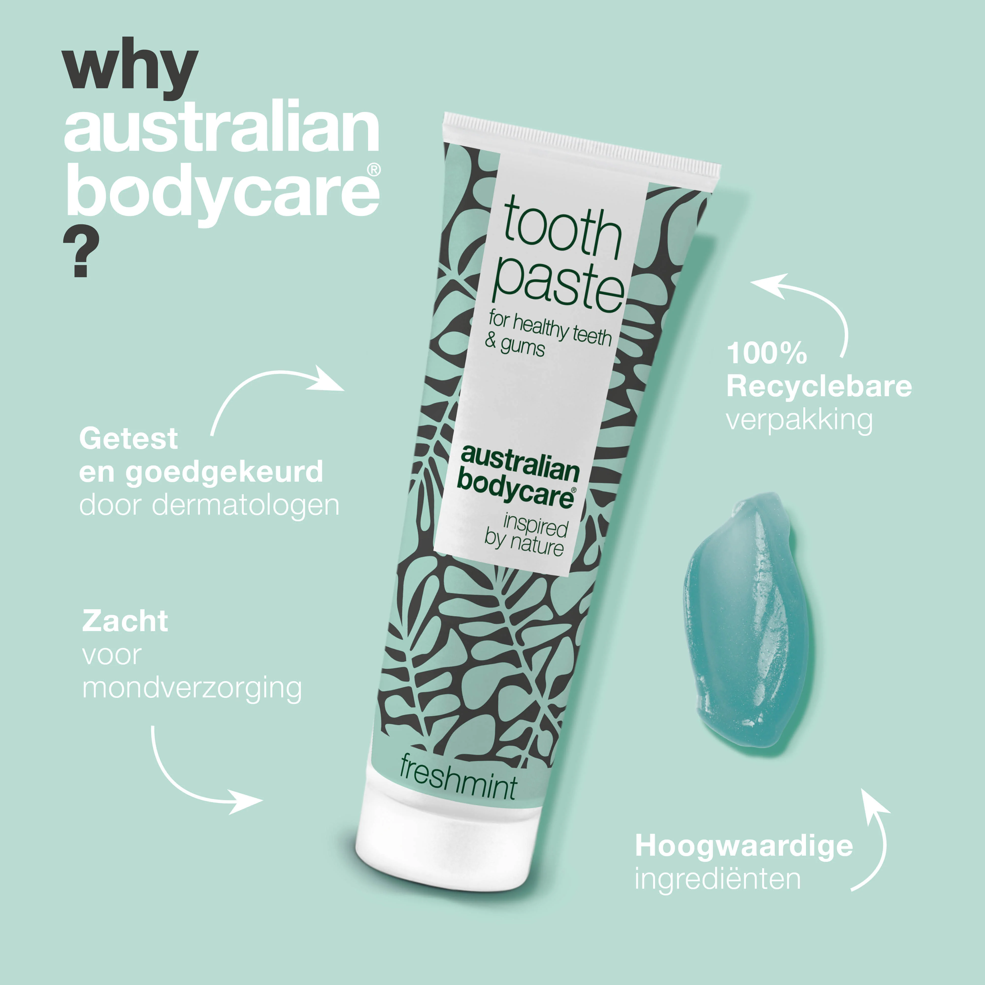 Tandpasta met Tea Tree Olie — voor een goede mondhygiëne en geschikt bij parodontitis en ontstoken tandvlees - Image 4
